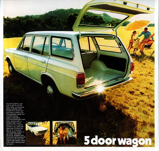datsun 1200 wagon #6