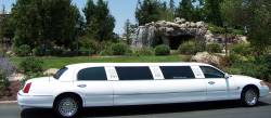 lincoln town car stretched limousine