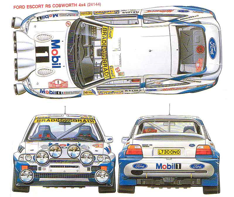 ford escort rs cosworth 4x4 #3