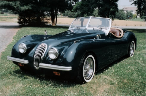jaguar xk 120 replica-pic. 1