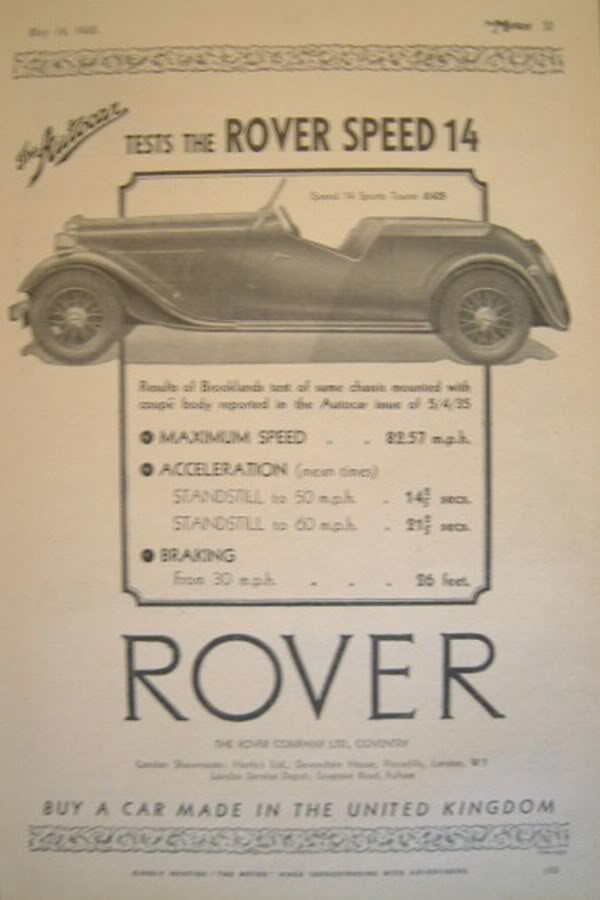 rover speed 14