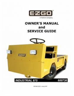 e-z-go industrial 875