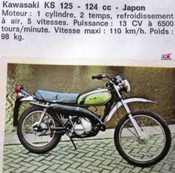 kawasaki 125 ks