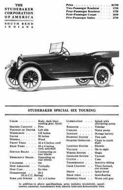 studebaker special six